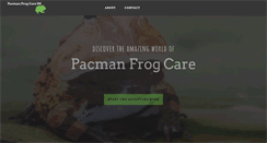 Desktop Screenshot of pacmanfrogcare101.com